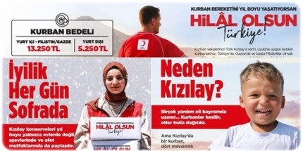 Samsun’da Bu Yıl da Kurban Vekâleti Kızılay’a 